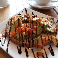 This was ao good...great coffee wirh oat milk at Caffè No 3 @ Home in Durham