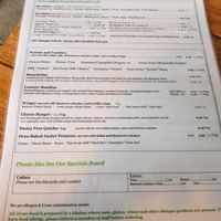 Menu 1 at Caffè No 3 @ Home in Durham