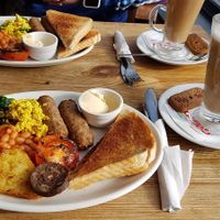 Vegan breakfast  at Caffè No 3 @ Home in Durham