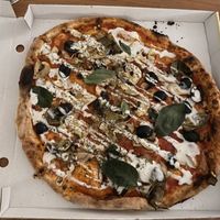Vegan Pizza Capricciosa (15€)  at Sotto in Berlin