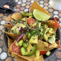 Vegan nachos  at Untied in Sydney