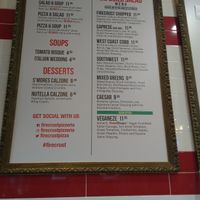 Menu at Firecrust in Lloydminster