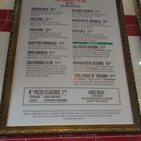 Menu at Firecrust in Lloydminster