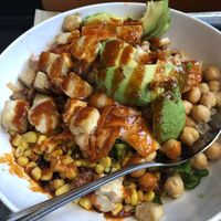 Spicy vegan dressings  at CoreLife Eatery  in Greensboro