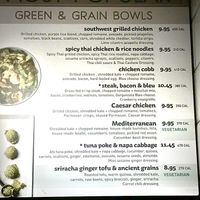 they also have a small pre-set menu with veg options at Corelife Eatery  in Mishawaka