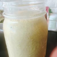 licuado ármalo tu mismo manzana espinaca naranja linaza y maca  at Tasty Beet in Chihuahua