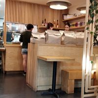 Inside at Momo in Montreal