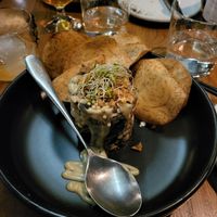 Tartare de champignon at Momo in Montreal