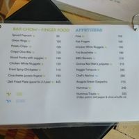 More menu at White Banana Beach Club in Siargao