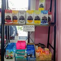 Vegan section at Sweets on Maple in Maleny