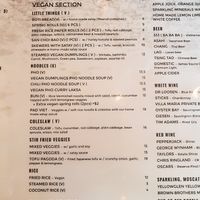 Vegan Menu at Saigon Soul in Ascot Vale