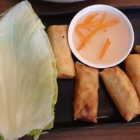 Vegan spring rolls at Saigon Soul in Ascot Vale