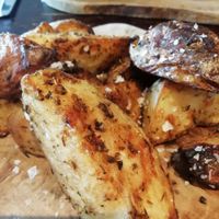 Potato wedges at The Font in Chorlton