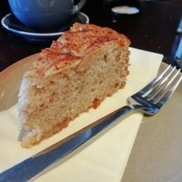 Apple and cinnamon cake at The Font in Chorlton
