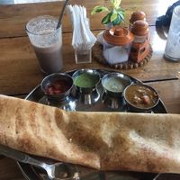 Vegan dosa  at Holy Rabbit in Varkala