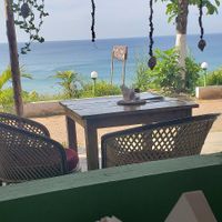 Breakfast with a view. at Holy Rabbit in Varkala