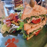 Sandwich with Miauzarella at Katzentempel - Leipzig Ost in Leipzig