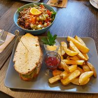 Tempeh Sandwich at Katzentempel - Leipzig Ost in Leipzig