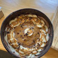 PB choc smoothie bowl   at Loving Earth Cafe in Fort Kochi
