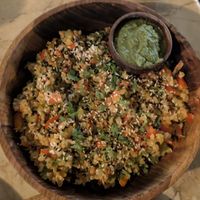 Stir-fry at Loving Earth Cafe in Fort Kochi