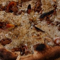 Fire starter pizzaa  at Loving Earth Cafe in Fort Kochi