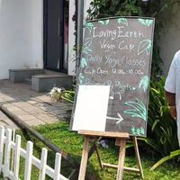 Entrance  at Loving Earth Cafe in Fort Kochi