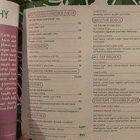 Menu   at Loving Earth Cafe in Fort Kochi