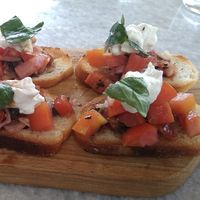 Bruschetta  at Loving Earth Cafe in Fort Kochi