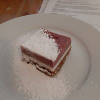 vegan dessert at Café Csiga in Budapest