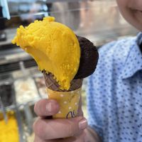 Mango and chocolate   at Voglia Matta in Siracusa