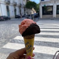 Strawberry and chocolate - so good!  at Voglia Matta in Siracusa