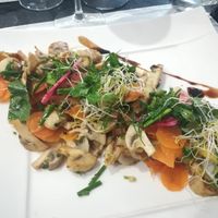 entrée: salade de légumes crus et cuits at La Primatiale in Nancy