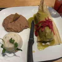 The vegan tamale   at Mesa Mercado in Carmichael