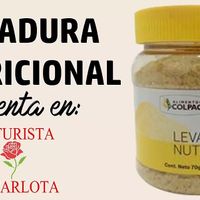 Levadura nutricional at Naturista La Carlota in Chihuahua