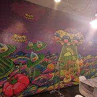 Interior at Konga Burger in Chihuahua