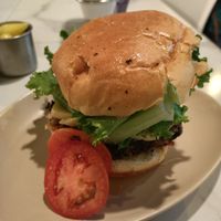 Vegan burger at Konga Burger in Chihuahua