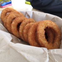 Onion rings. at Konga Burger in Chihuahua
