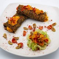 Rawesome Burritos with Pumpkin Pepper Cream at The Fruitarian Experience  in Koh Phangan