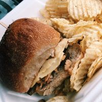 This sandwich was delicious! at Strong Hearts in Syracuse