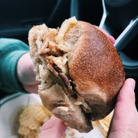 Can’t remember the name of this sandwich, but it was great! at Strong Hearts in Syracuse