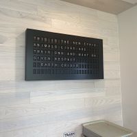 LOVED this changing message sign! 10/10. November 2021   #Veganuary at Strong Hearts in Syracuse