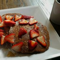 Pancakes and Strawberries! at Strong Hearts in Syracuse