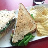 Chick Pea Salad Sandwich. This was my staple for 5 days! at Strong Hearts in Syracuse