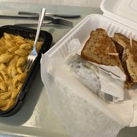 Reuben and macaroni and cheese  at Strong Hearts in Syracuse