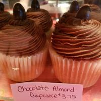 Chocolate almond cupcakes at Strong Hearts in Syracuse