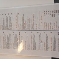 Menu as of April 2024 (2 of 2) at Strong Hearts in Syracuse