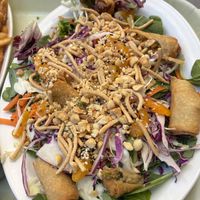 asian spring roll salad  at Strong Hearts in Syracuse