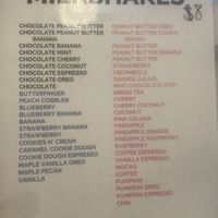 Drink menu 2024   at Strong Hearts in Syracuse