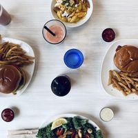 Our meal  at Strong Hearts in Syracuse