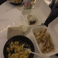 Completely forgot to take a photo till we were part way through. We ordered for delivery    at Strong Hearts in Syracuse